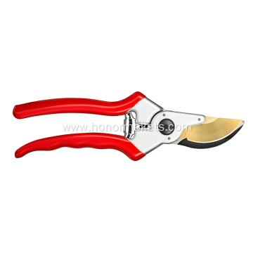 Professional Garden trimming pruner titanium made garden tools of bypass pruning shear for flowers/trees